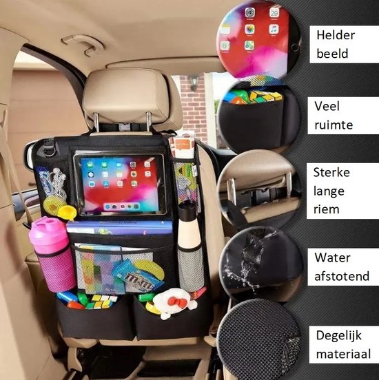 Autostoel Organizer - Zwart - Organiser tussen de Autostoel - Extra