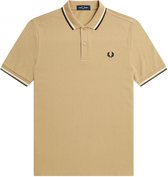 Fred Perry - Polo M3600 Beige - Regular-fit - Heren Poloshirt Maat S