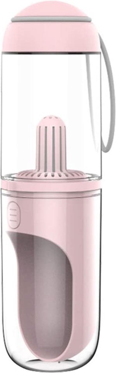 Bol.com Drinkfles voor Honden met Duurzaam Filter - BPA vrij - Roze - 100% Lekvrij - Waterfles voor Volwassen Honden en Puppy's ... aanbieding