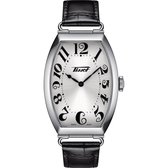 Tissot Heritage Porto T1285091603200 Horloge - Leer - Zwart - Ø 37.5 mm