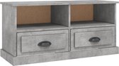 vidaXL Meuble TV Gris béton 93 x 35,5 x 45 cm Bois traité