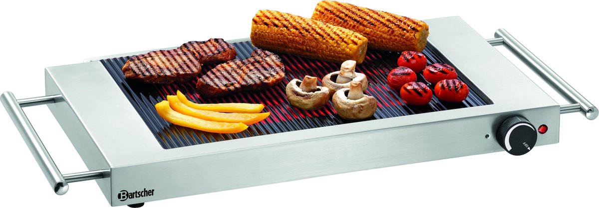 Grillplaat gp1200 geribbeld