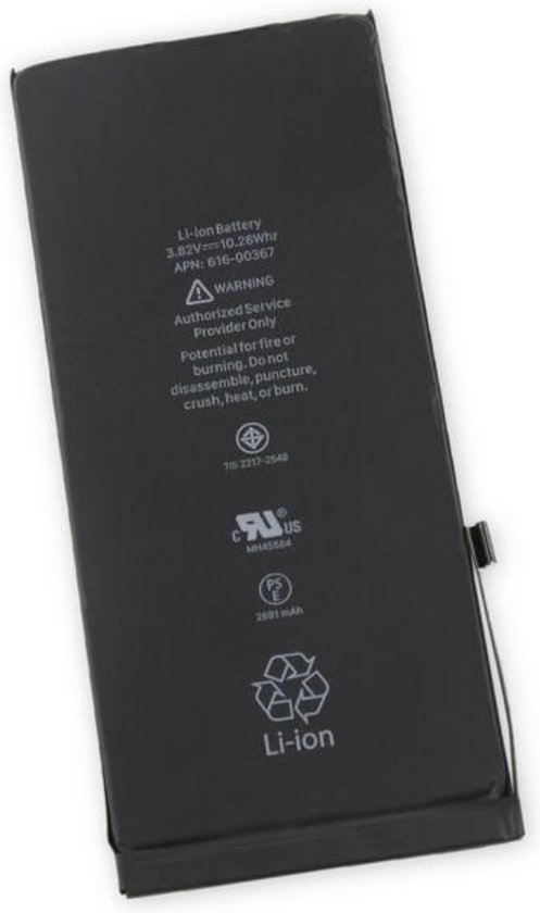 IPHONE 8 PLUS Batterij Reparatiekit - Originele Chip I inkl. Gereedschap I inkl. Batterij Sticker