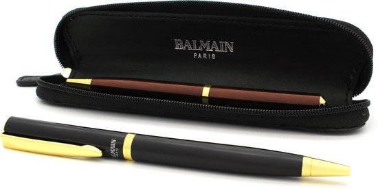 Balmain - Luxe pennenset - Zakelijke balpen - 2 Stuks met opbergetui |  bol.com