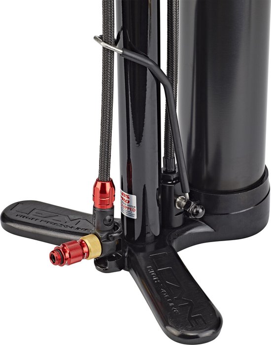 Lezyne Digital Pressure Over Drive - Vloerpomp - Inclusief digitale drukmeter - Fietsaccessoires - Zwart van Lezyne — afbeelding 5