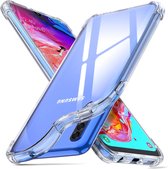 Samsung Galaxy A70 Hoesje backcover Shockproof siliconen Transparant
