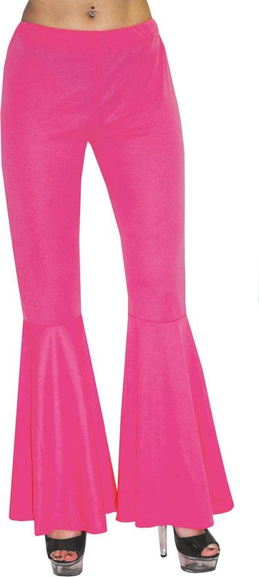 Funny Fashion - Jaren 80 & 90 Kostuum - Hippie Broek Roze Neon - roze -  Maat 40-42 -... | bol.com
