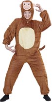 Aap & Gorilla & Baviaan & King Kong Kostuum | Full-Body Pluche Aap | Volwassen | Medium | Carnaval kostuum | Verkleedkleding