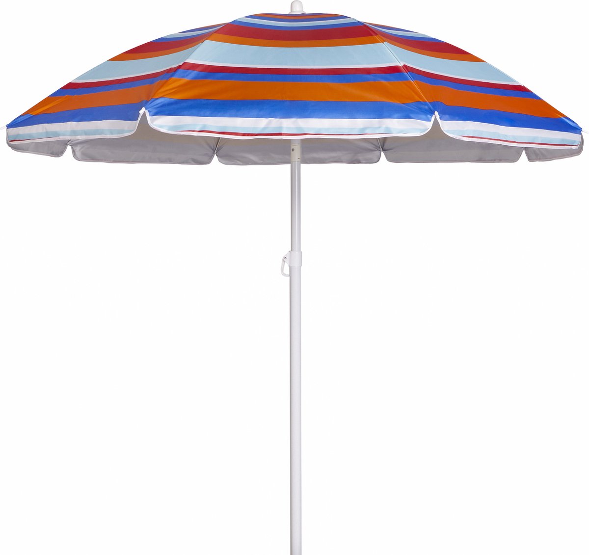 Zoem - Parasol – Extra strong - Inclusief houder + Hoes– Strand – Oranje – Blauw - Winddicht - Windsterk - Zon - Paraplu - Parasolhouder