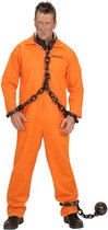 Widmann - Boef Kostuum - Gevangene Oranje Kostuum Man - Oranje - Medium - Carnavalskleding - Verkleedkleding