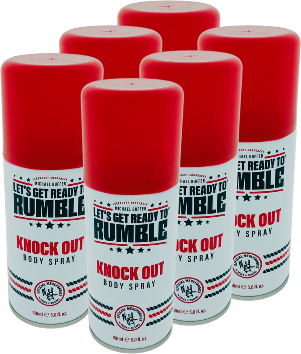 Let’s Get Ready To Rumble Bodyspray 150ml – Knock Out 6x