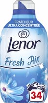 3x Lenor Wasverzachter Fresh Air Ochtendfris 34 Wasbeurten 476 ml