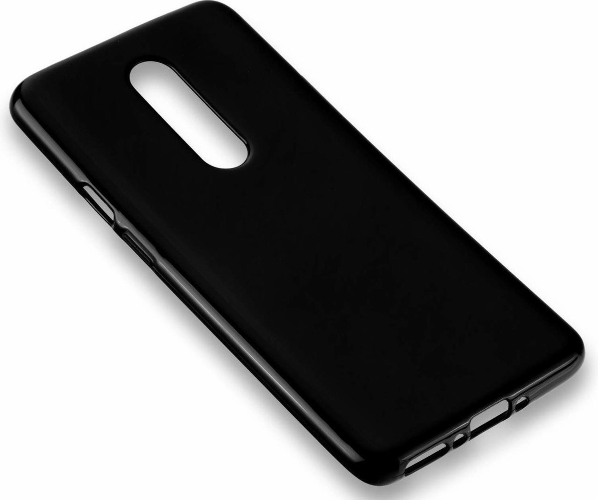 Pearlycase Zwart TPU Siliconen case hoesje Geschikt voor Oneplus 7 Pro
