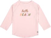 Lässig Zwemshirt Rashguard Lange Mouw Splash & Fun Hello Beach light pink, 03-06 mnd. Maat 62/68
