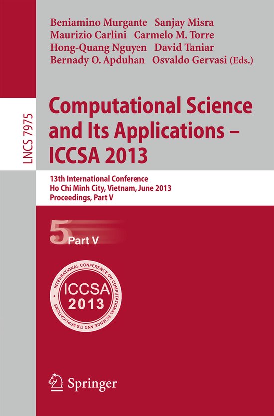 Lecture Notes in Computer Science7975- Computational Science ... - cover