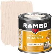 Rambo Pantserlak Interieur - Transparant Mat - Houtnerf Zichtbaar - Whitewash - 0.25L