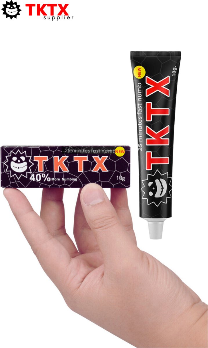 TKTX - Wit 75% - Crème de tatouage - Crème anesthésiante