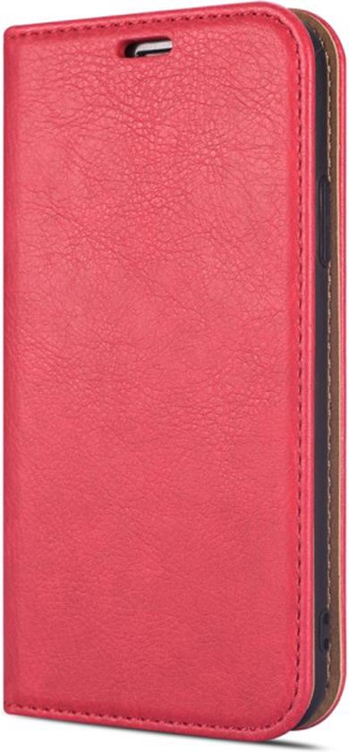 Apple iphone 12 mini Rico Vitello Magnetische Wallet case/book case/hoesje kleur Rood