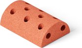 Modu Blokken Halve Cilinder - Zachte blokken- Open Ended speelgoed - Speelgoed 1 -2 -3 jaar - Burnt Orange