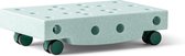 Modu Activity toy Scooter Board - Open Ended speelgoed -Blokken -Tummy Time balansbord - Balansbord - Ocean Mint / Forest Green