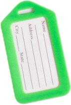Bol.com Kofferlabel - Bagagelabel - Koffer - Kunststof - Groen aanbieding