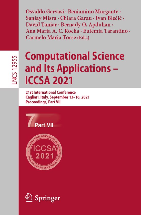 Lecture Notes in Computer Science12955- Computational Scienc ... - cover