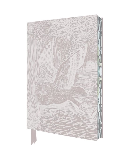 Artisan Art Notebooks- Angela Harding: Marsh Owl Artisan Art Notebook (Flame Tree Journals)