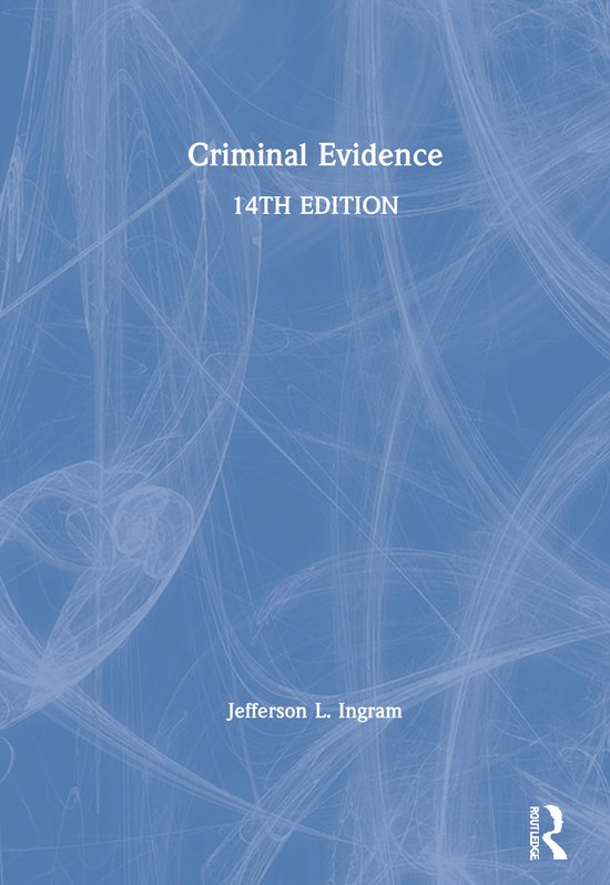 Criminal Evidence - cover