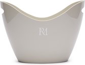 Riviera Maison Wijnkoeler outdoor 7.5 L, niet breekbaar, met handvaten - RM Monogram Outdoor Wine Cooler - Beige - MS