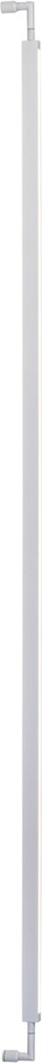 Guri LED wandlamp, 180 cm hoog, wit aluminium met siliconen afwerking, 54W dimbaar warmwit licht 3000K, 6320 lumen, IP20