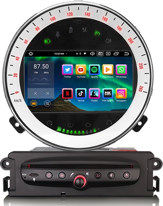 Mini Cooper CarPlay Autoradio | 2006 t/m 2013 | Android Auto | bol