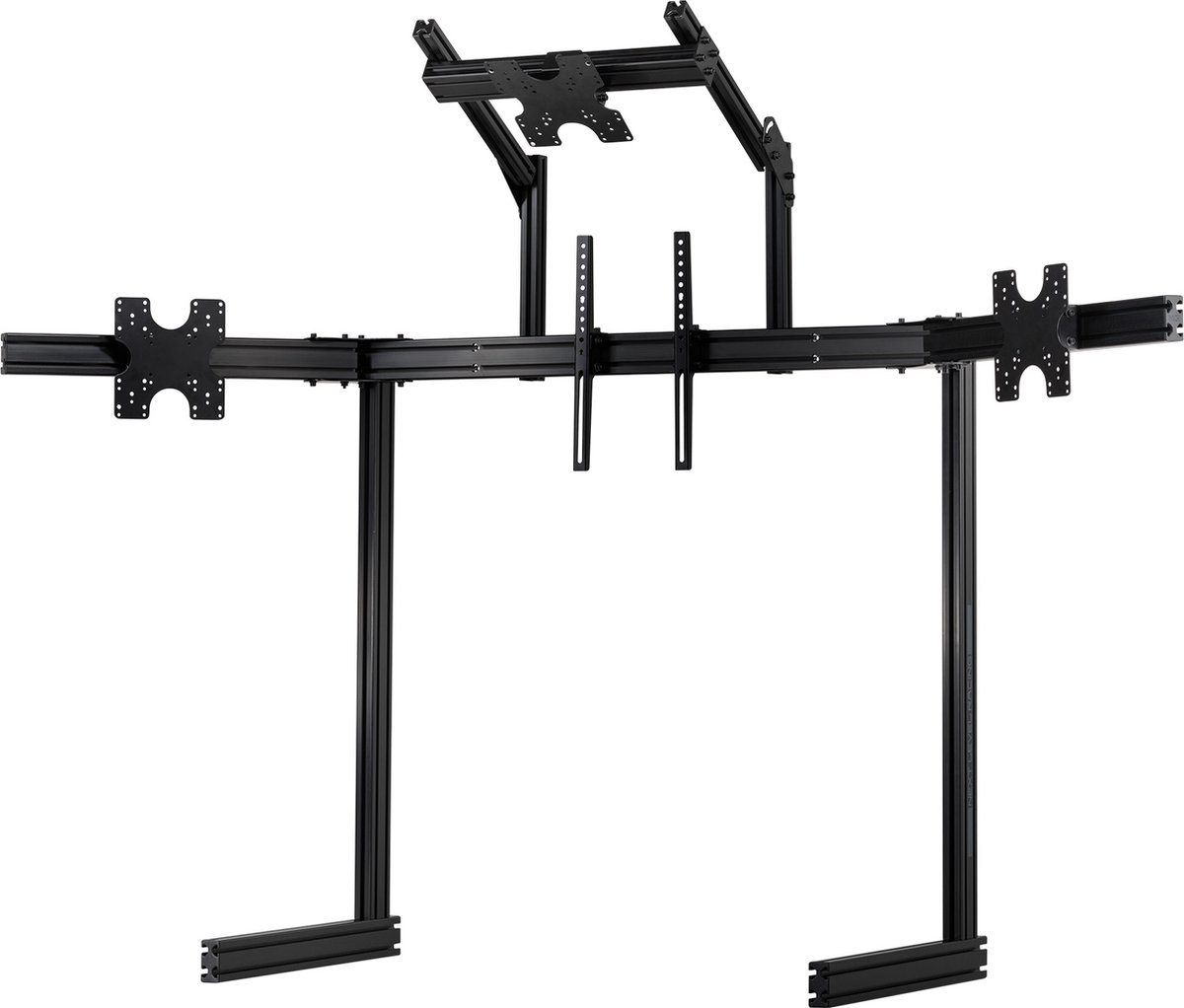 Next Level Racing - Elite Free Standing Quad Monitor Stand - Black