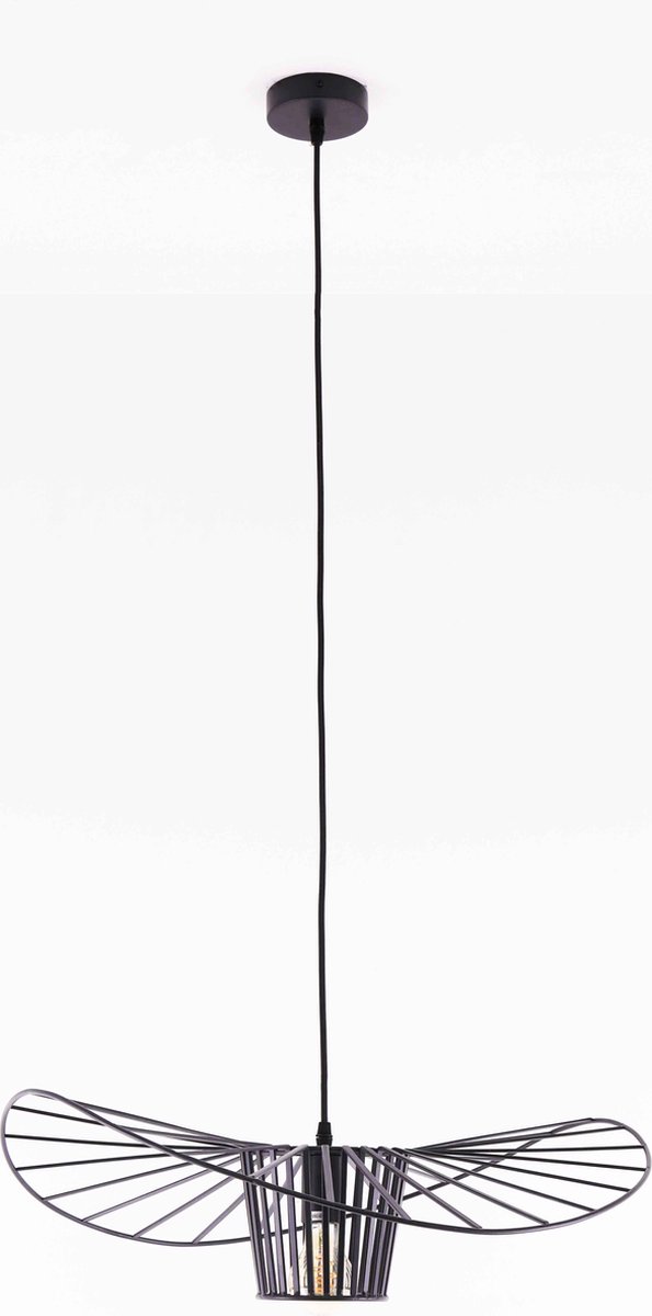 Hanglamp Wave zwart 60 cm Vertigo stijl E27