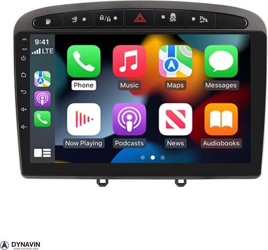Dynavin Navigation Peugeot 308 2007-2013 kit voiture full touch usb android  auto