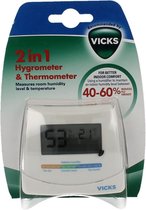 Vicks - Hygrometer en Thermometer - Wit