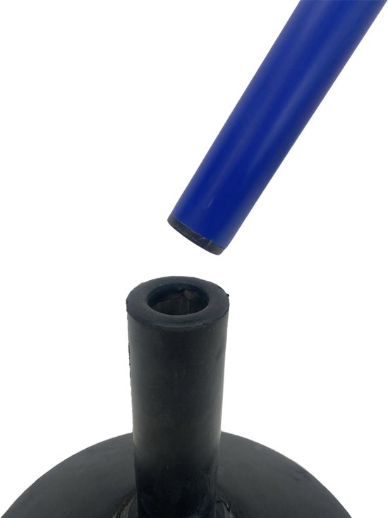 Sportpaal PVC Blauw 100 cm - Merkloos