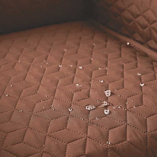 Banktopper Geo Grijs - 180cm breed - Waterafstotend en Vlekbestendig - Antislip Onderkant - Comfortabel en Duurzaam - Ideaal voor Huishoudens met Kinderen en Huisdieren