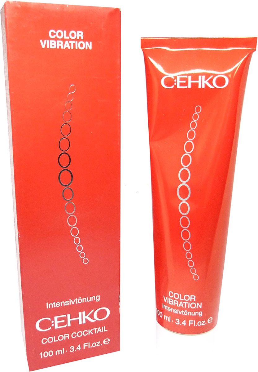 C:EHKO Color Vibration Haarkleuring creme intensieve tint 60ml - 07/55 Light Garnet Red / Granatrot Hell