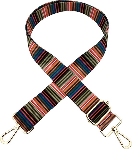 Schouderband voor Tas - Draagband - 4 cm - Strepen Multi