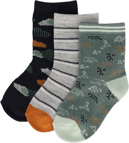 iN ControL 3pack babysocks green - 19/22