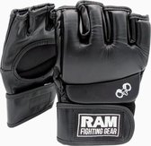 RAM 'Classic' - MMA Handschoenen - Bokshandschoenen - Zwart-Wit - Maat L/XL