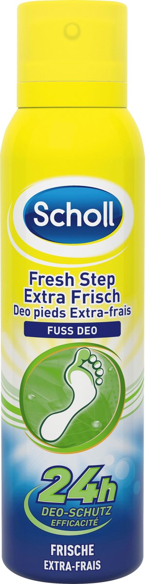 Scholl Fresh Step Schoenendeodorant Spray – 150 ml – Unisex - speciaal ontwikkeld om onaangename geurtjes in schoenen effectief en langdurig te neutraliseren