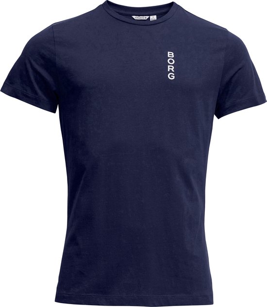 Björn Borg T-shirt Heren Pink, Donkergrijs