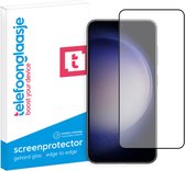 Verre de protection d'écran Samsung Galaxy S23+ - Couverture complète - Protecteur d'écran en verre de Telefoonglaasje Samsung S23 Plus