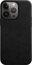 Telefoonglaasje Hoesje Geschikt voor iPhone 13 Pro - Siliconen - Zwart - Beschermhoes - Case - Cover