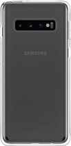 Telefoonglaasje Hoesje Geschikt voor Samsung Galaxy S10 Plus - PVC met TPU randen - Transparant - Beschermhoes - Case - Cover