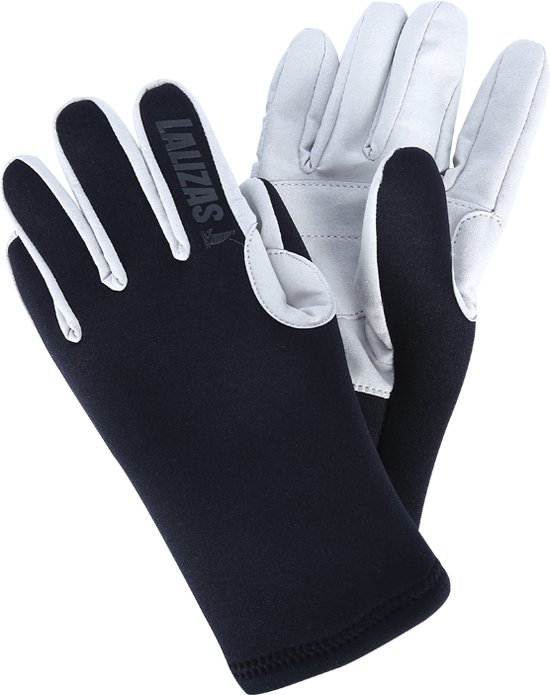 Lalizas Full finger Neoprene Gloves, 3:2mm, black XS