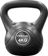 Focus Fitness - Kettlebell - 4 KG - Cement - Gewichten