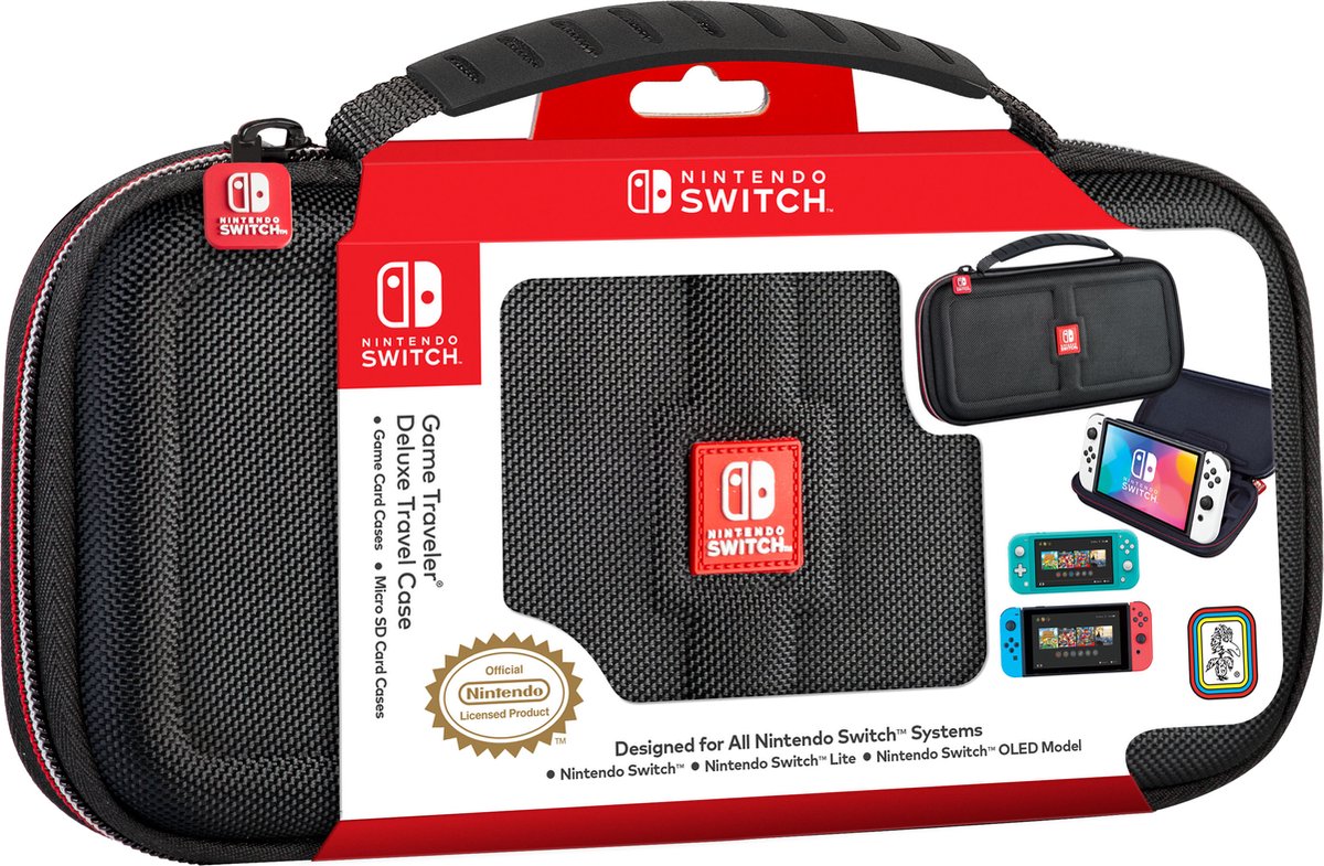 Rouge - Boîte de rangement pour carte de jeu Nintendo Switch, étui