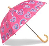 Hatley paraplu Twisty Rainbow Hearts Umbrella-OS